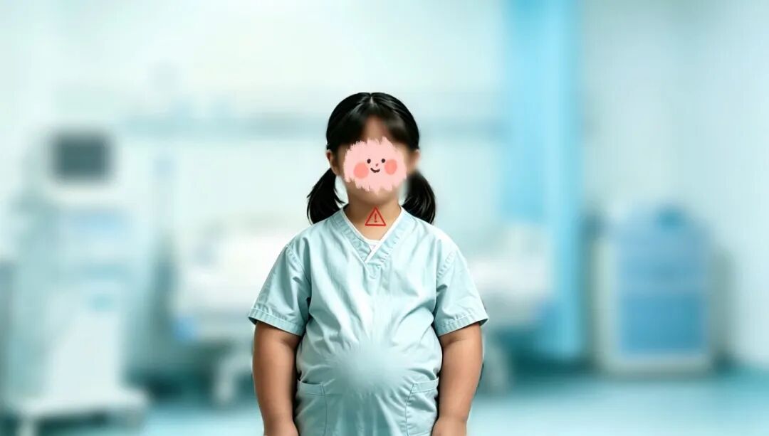 8歲女孩挺“6月孕肚”，病根竟在脖子上！全球僅100例
